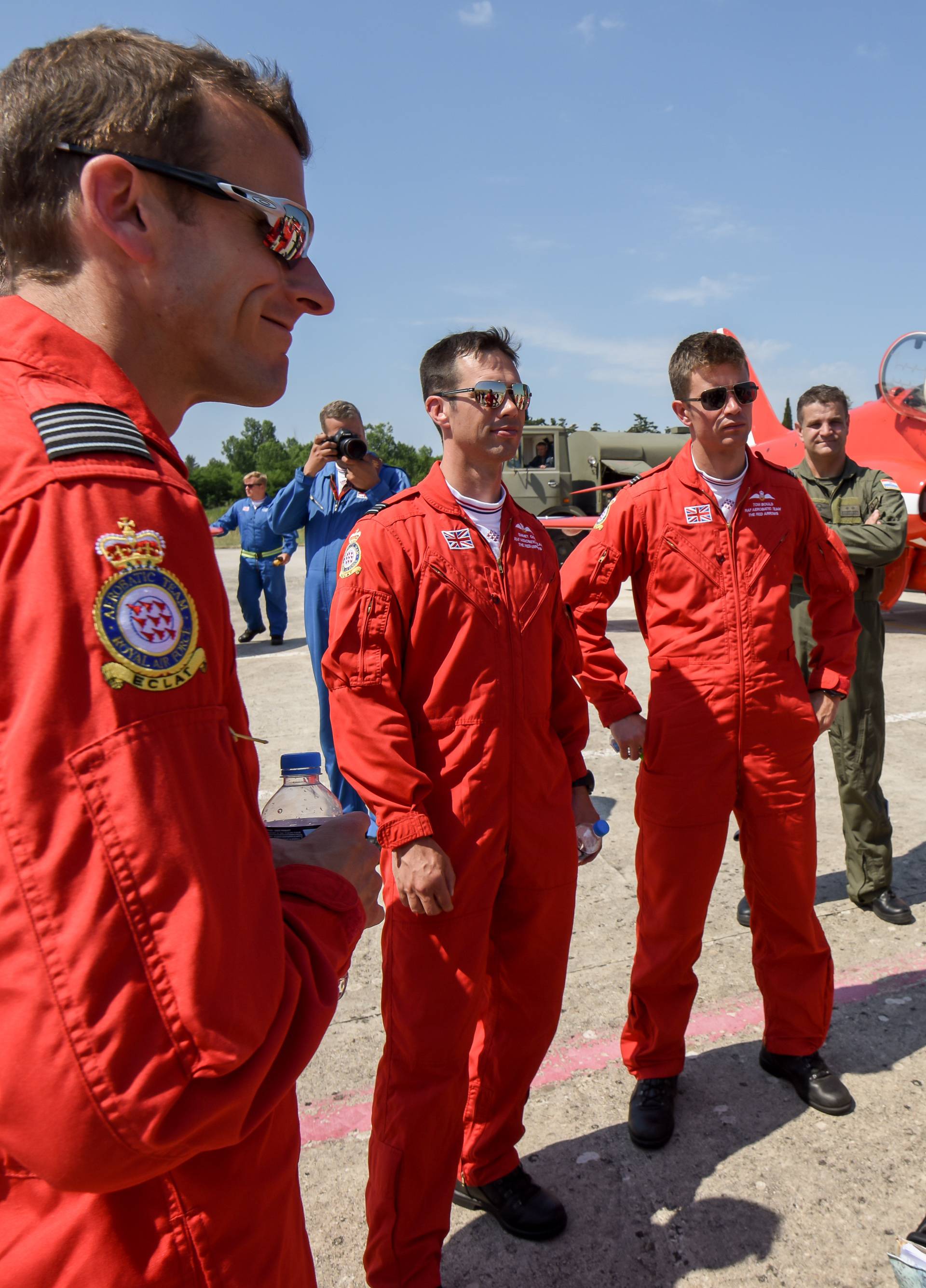 Kraljevska grupa Red Arrows posjetila je naša Krila Oluje