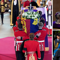 Lijes kraljice Elizabete II. stigao u Westminster, u povorci kralj Charles te princ William i Harry