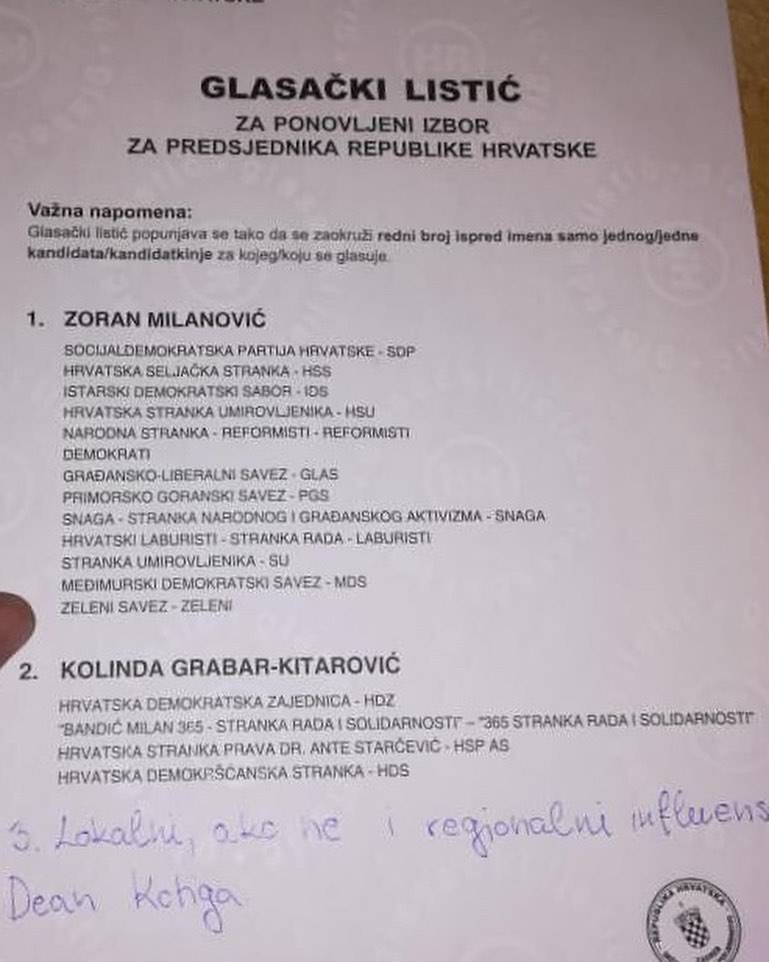 Kotiga opet na listićima: 'On bi bijo baš ono dobar precjednik'