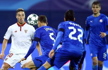 Dinamo se prekasno probudio: Nasri zabio za pobjedu Seville