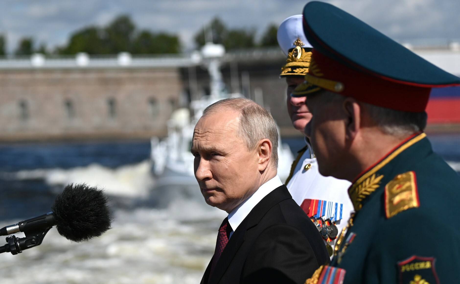 Main Naval Parade in St.Petersburg.