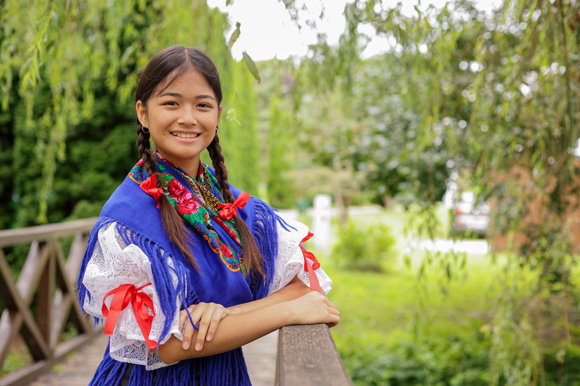 Sveti Martin Na Muri:  Djevoj?ica Kristel doselila se s Filipina i  pjeva Me?imurske popevke