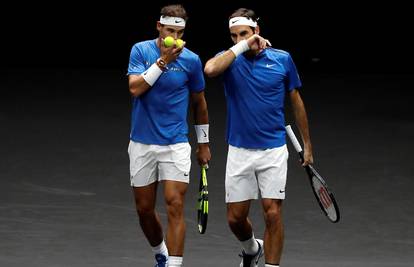 Ovo se čekalo godinama: Rafa i Federer zaigrali zajedno u paru