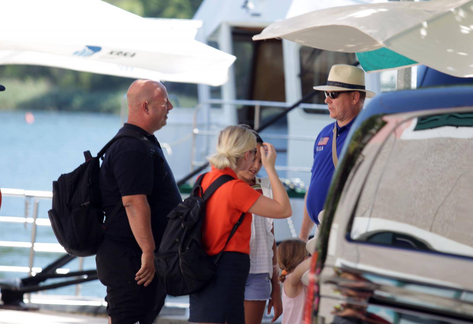 Princ Albert II. od Monaka tijekom ljetnog odmora u Hrvatskoj posjetio je Skradin