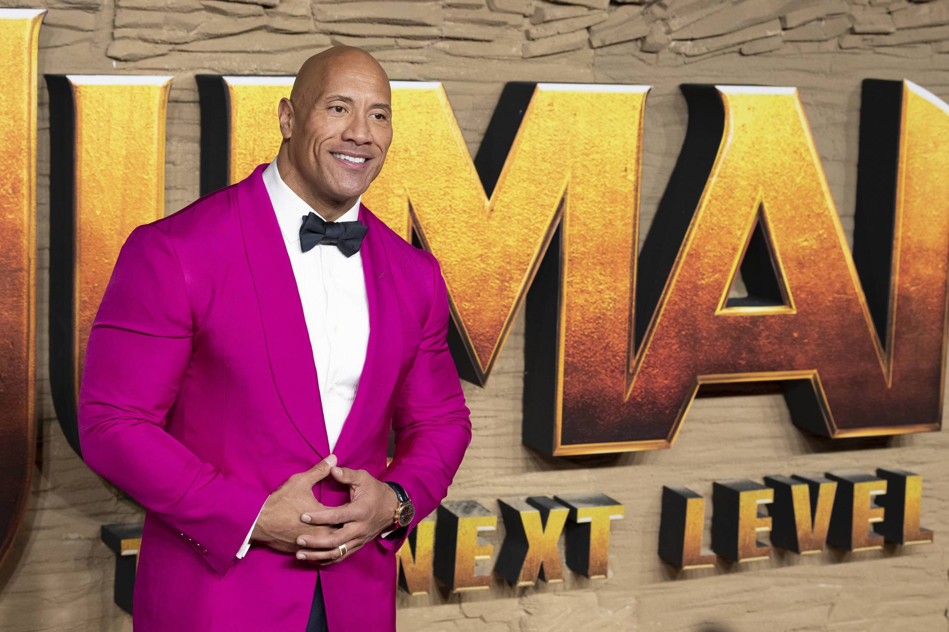 Dwayne - The Rock - Johnson attends JUMANJI: The Next Level, UK Premiere at BFI Waterloo. London, UK. 05/12/2019