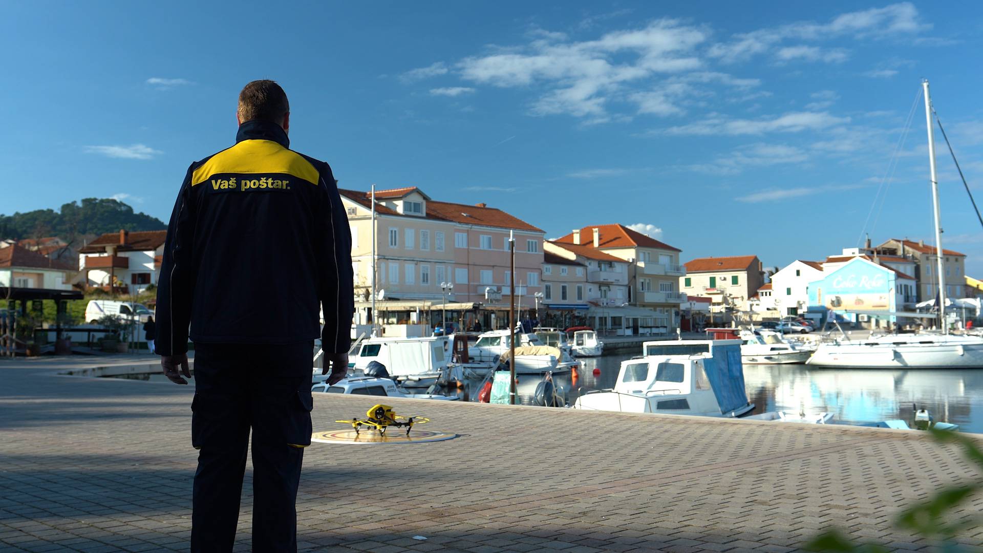 Dronom od Zadra na Ugljan: Za 12 minuta stigao Poštin paket