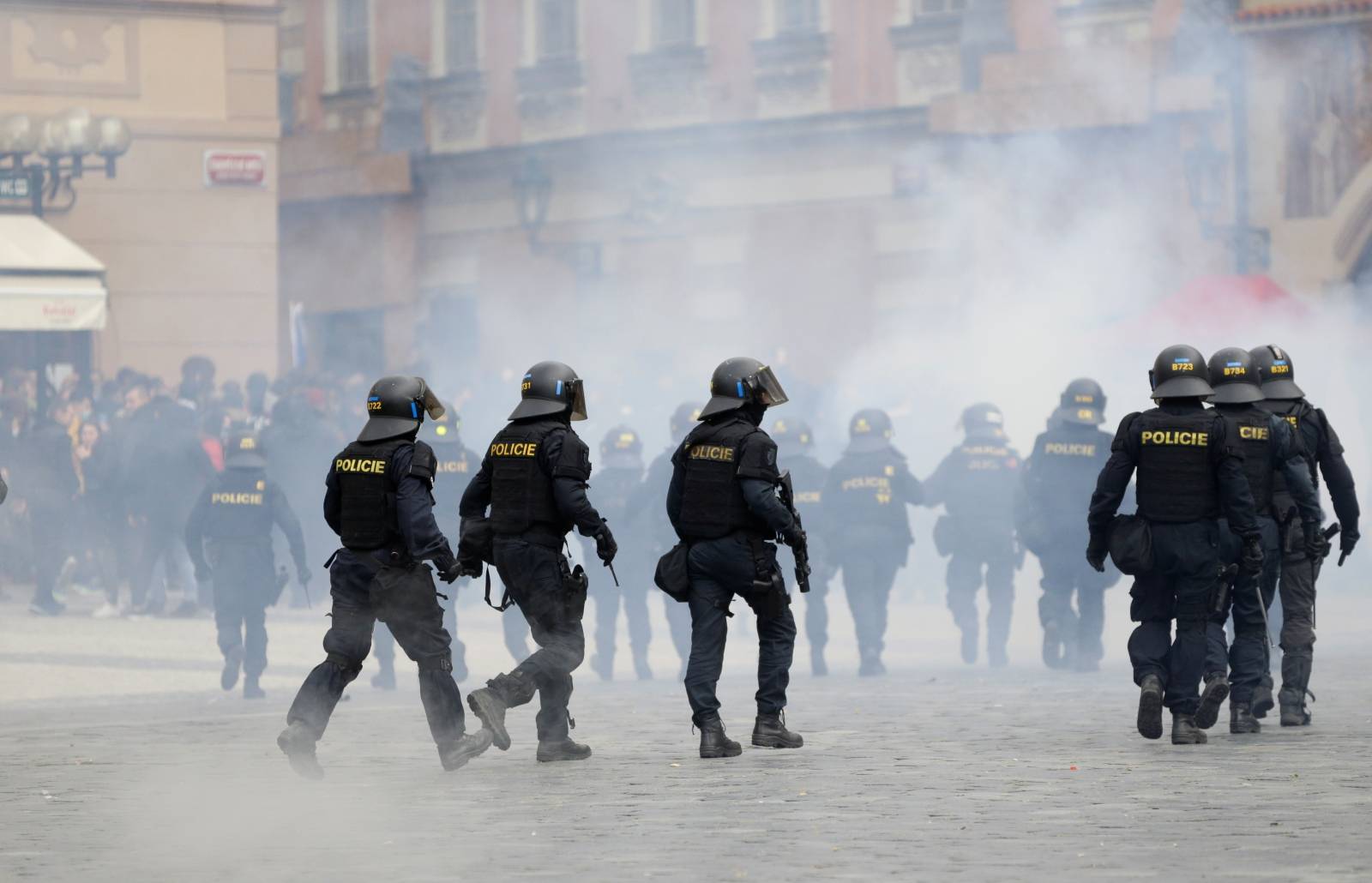 Demonstration against the Czech government's COVID-19 restrictions in Prague