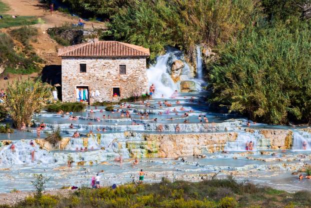 Cascate del Mulino, Saturnia, Tuscany, Italy