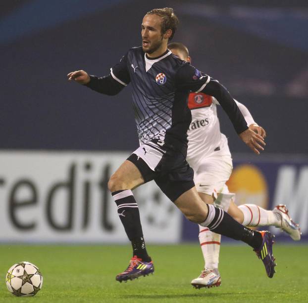 Zagreb:  Liga prvaka, skupina A, 3. kolo, GNK Dinamo - Paris Saint Germain