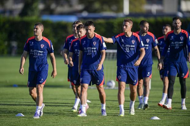 Zagreb: Trening hrvatske nogometne reprezentacije