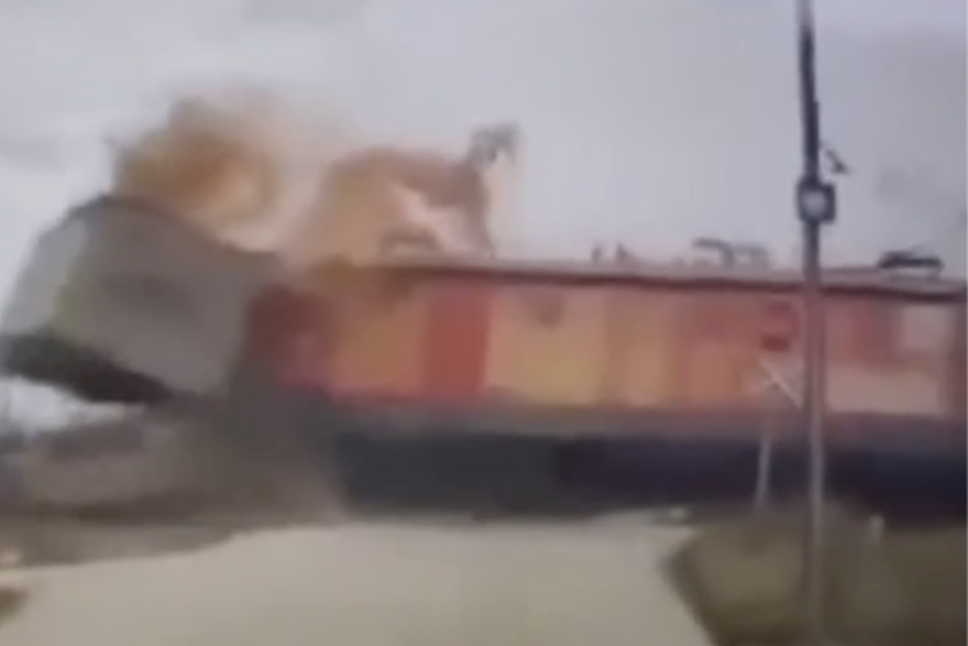 Vlak naletio na kamion u Srbiji