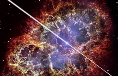 Maglica emitira gama zrake i tisuću godina od eksplozije