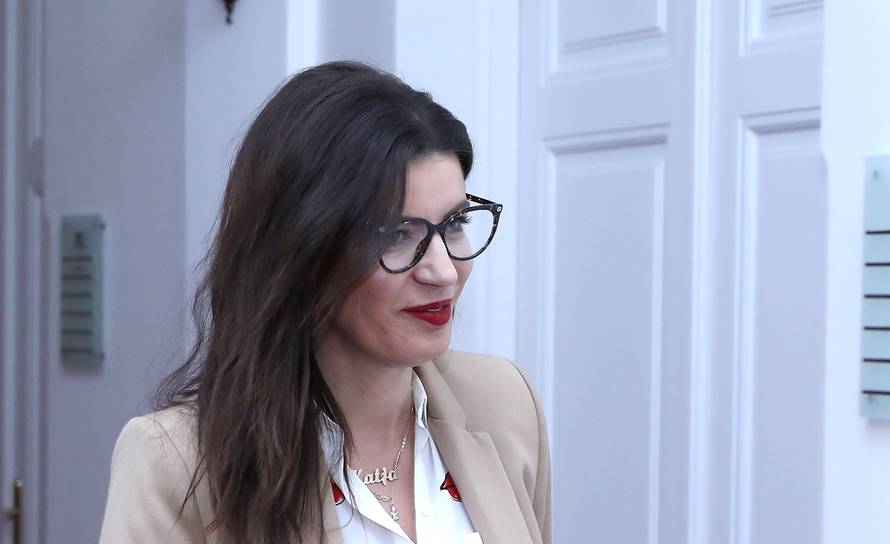 Zagreb: Josipa Rimac doÅ¡la u prostorije kluba zastupnika MOST-a