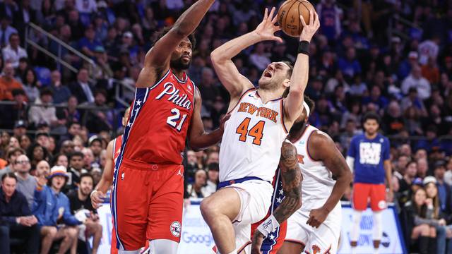 NBA: Playoffs-Philadelphia 76ers at New York Knicks