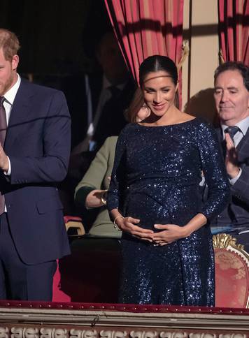 Britain's Prince Harry and Meghan, Duchess of Sussex attend the premiere of Cirque du Soleil's 'Totem' at the Royal Albert Hall in London