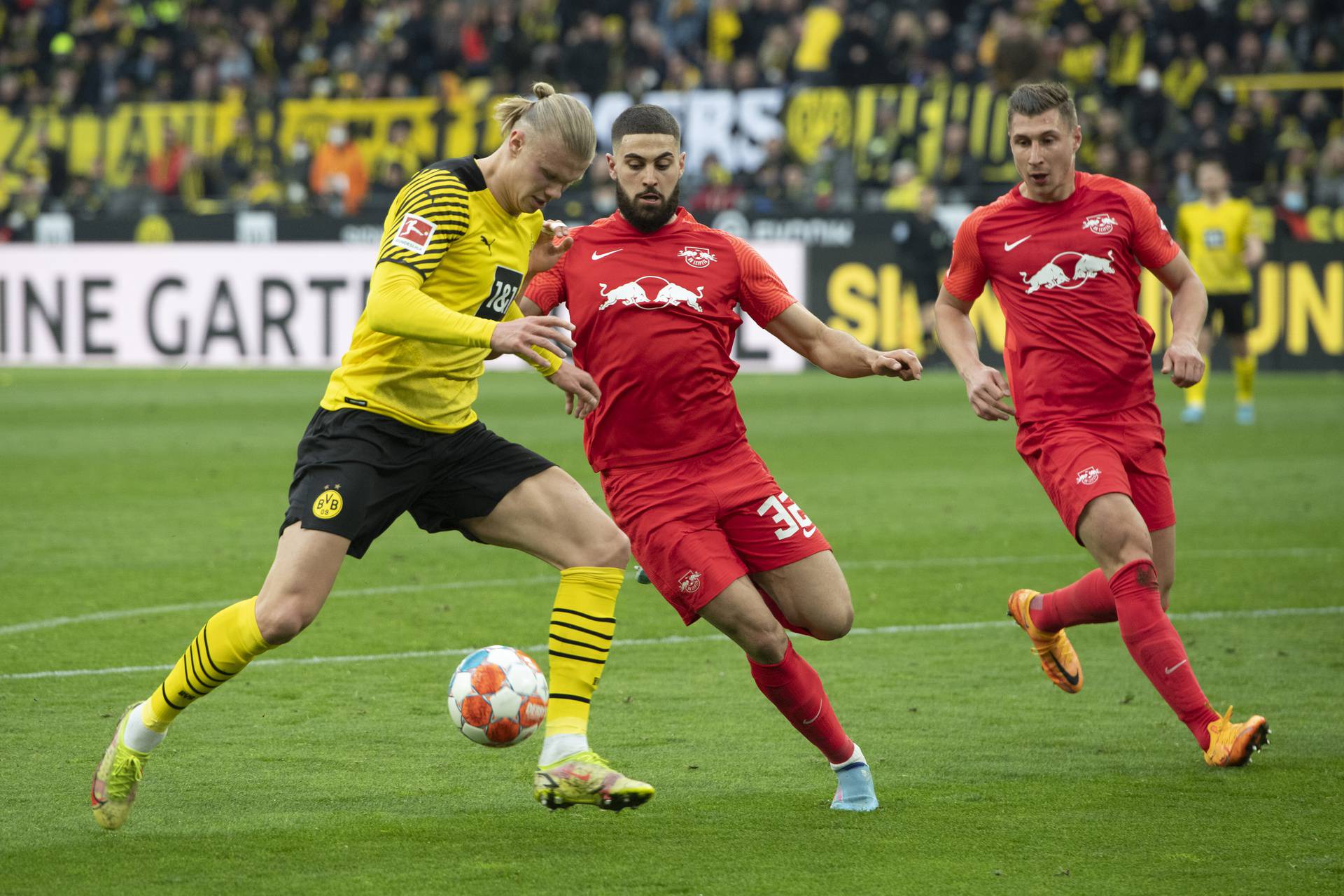 Soccer 1. Bundesliga/ Borussia Dortmund - RB Leipzig 1:4.