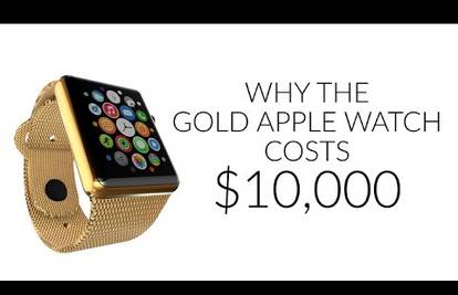 Želite li pokazati bogatstvo, nema do zlatnog Apple sata