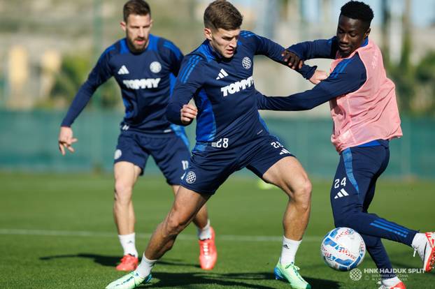 FOTO Hajdukovce u Španjolskoj dočekali idealni uvjeti. Gattuso s kapom 'dirigirao' igračima