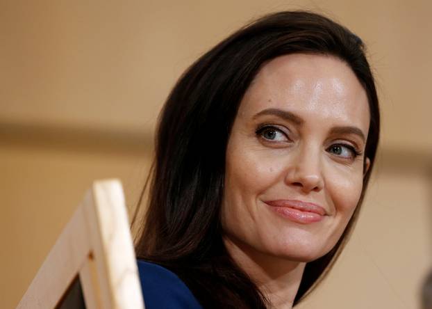U.S. Actor and UNHCR Special Envoy Jolie attends a conference at the UN in Geneva