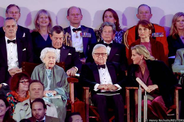 Show in celebration of Queen Elizabeth's Platinum Jubilee, at Windsor Castle