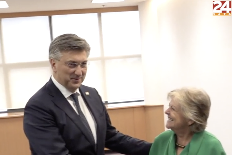 andrej plenković i elisa ferraira