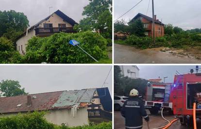 FOTO Nevrijeme poharalo sjever Hrvatske: 'Vjetar čupao stabla i krovove, to nismo još vidjeli...'