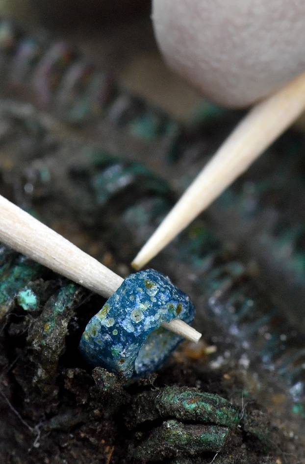 Glass bead from Mesopotamia found