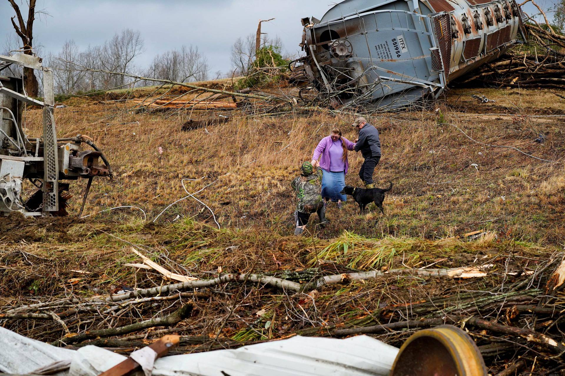 Devastating outbreak of tornadoes rips through several U.S. states