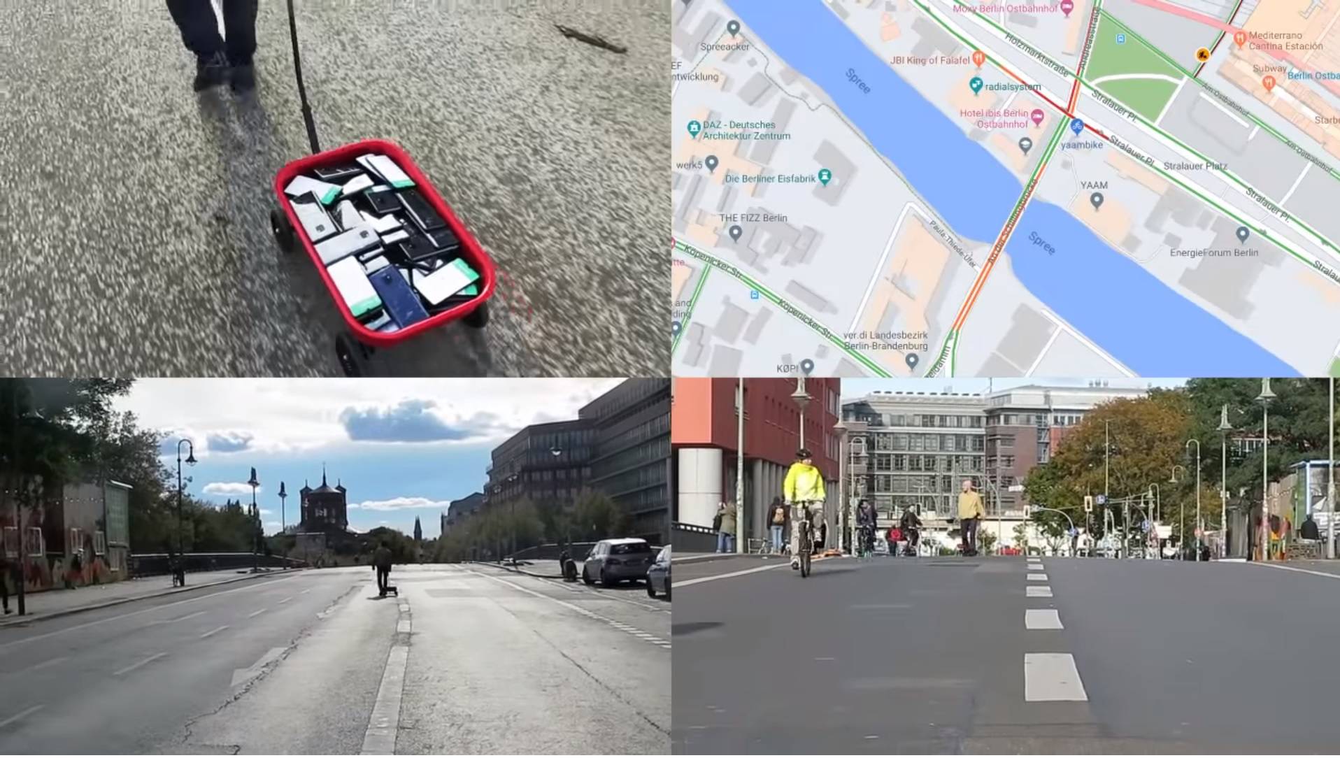 Kolica s 99 telefona vukao kroz grad i napravio virtualnu gužvu