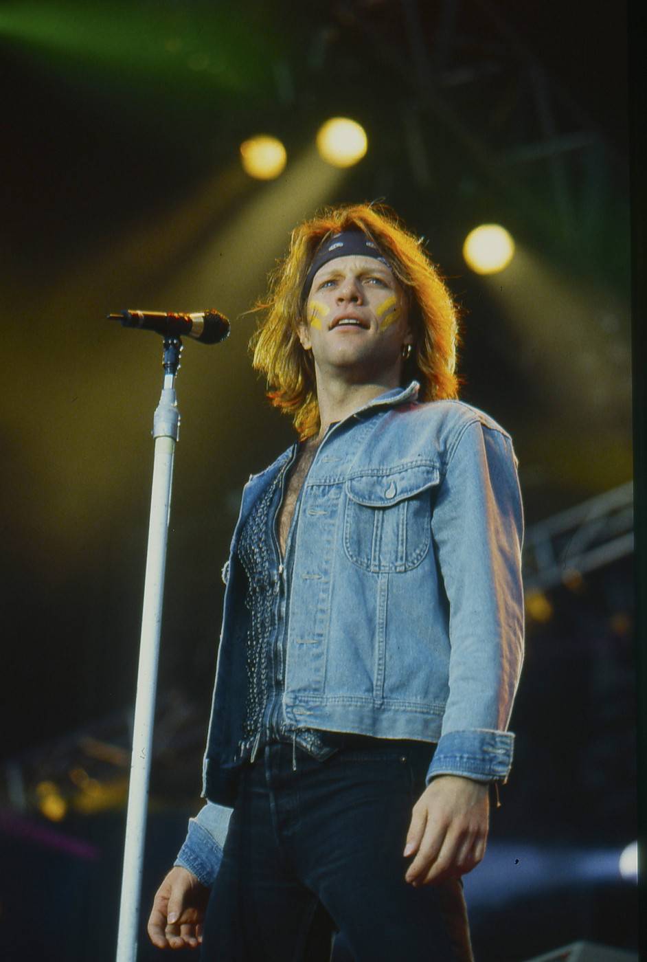 Bon Jovi in concert at Wembley, London, Britain - 1980s