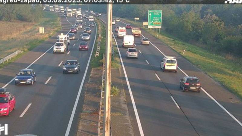 Zaradi povečanega prometa in del na cesti zastoji na hrvaških cestah