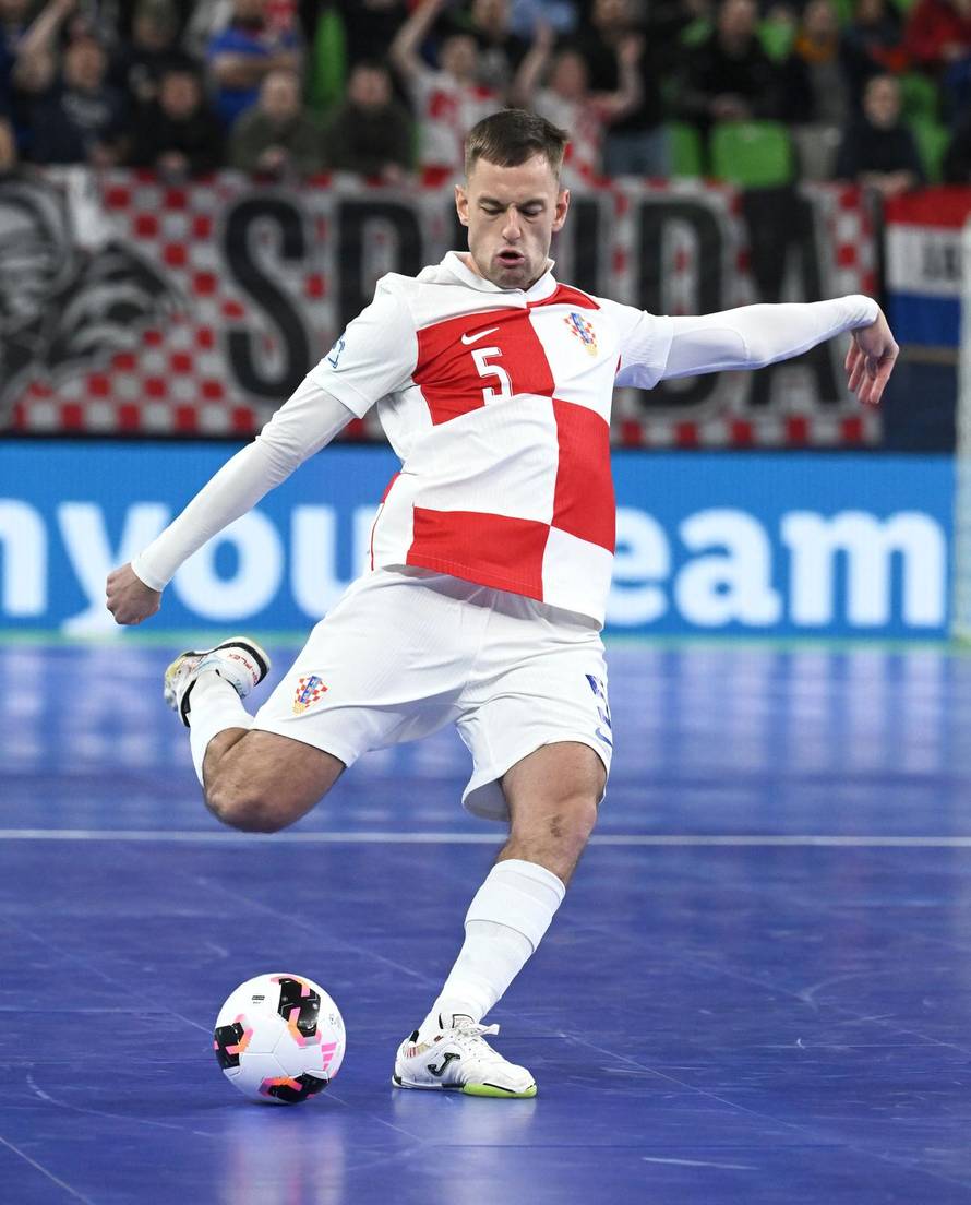 Susret Hrvatske i Španjolske u polufinalu Europskog prvenstva u futsalu