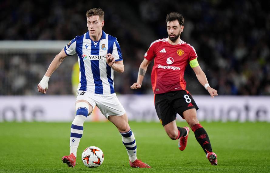 San Sebastian: Utakmica UEFA Europske lige, Real Sociedad - Manchester United