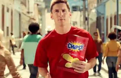 Leo Messi i Sergej Trifunović zajedno reklamiraju slani čips