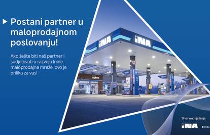 INA traži partnere za upravljanje maloprodajnim mjestima diljem Hrvatske