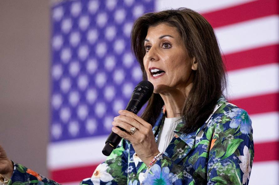 Republican presidential candidate Haley makes a campaign visit in North Augusta