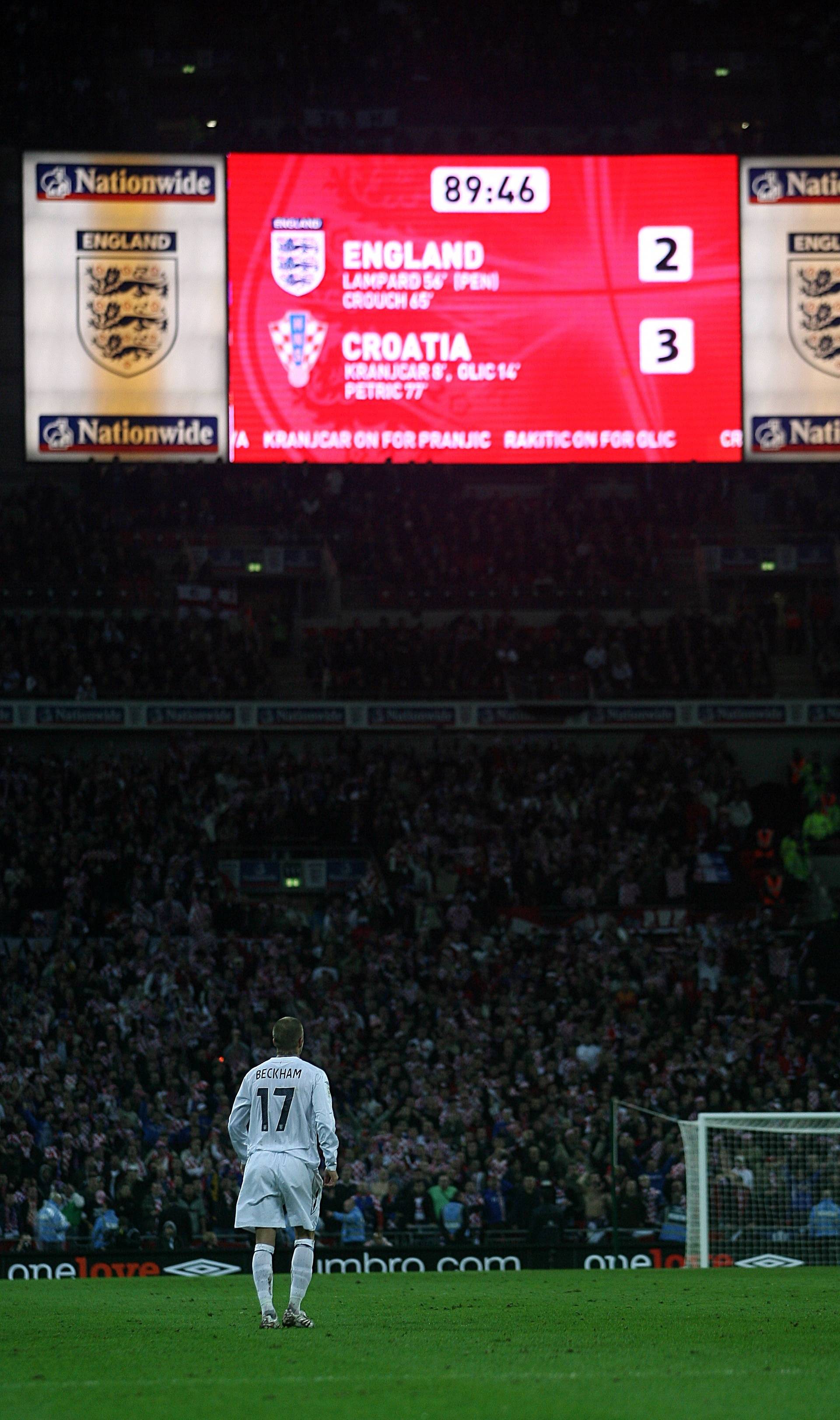 Soccer - UEFA European Championship 2008 Qualifying - Group E - England v Croatia - Wembley Stadium
