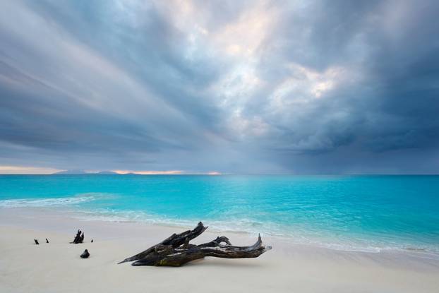 Dark Clouds At Caribbean Beach, Antigua