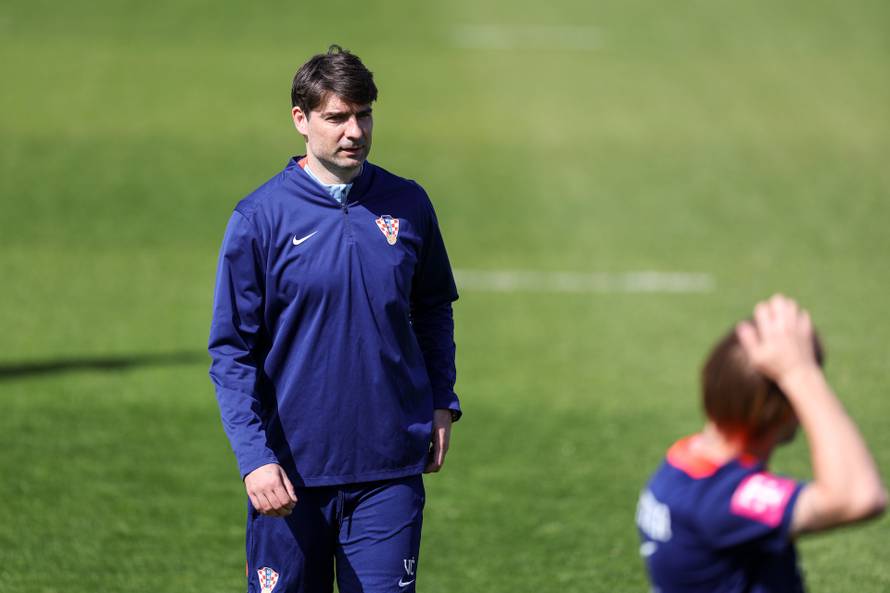 Split: Trening hrvatske nogometne reprezentacije