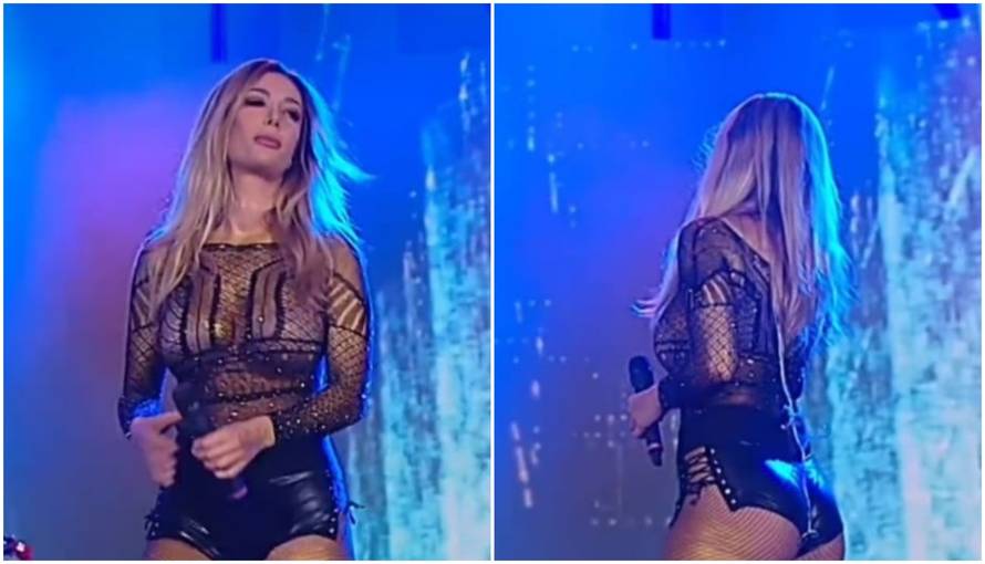 Lidija Bačić se utegnula u lateks i pokazala guzu na pozornici: 'Kakva žena, lijek za oči i dušu'