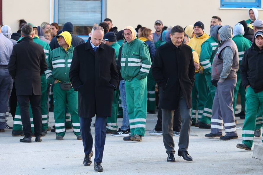 Split: Puljak i Ivošević stigli u Čistoću na pregovore s direktorom tvrtke