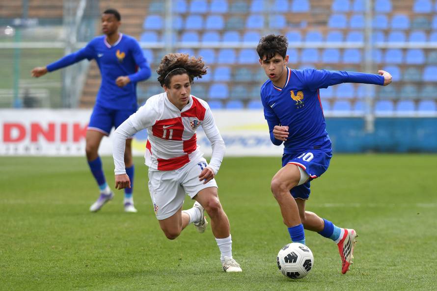 Varaždin: Elitno kolo kvalifikacija za Euro U-19, skupina 3, 3. kolo, Francuska - Hrvatska