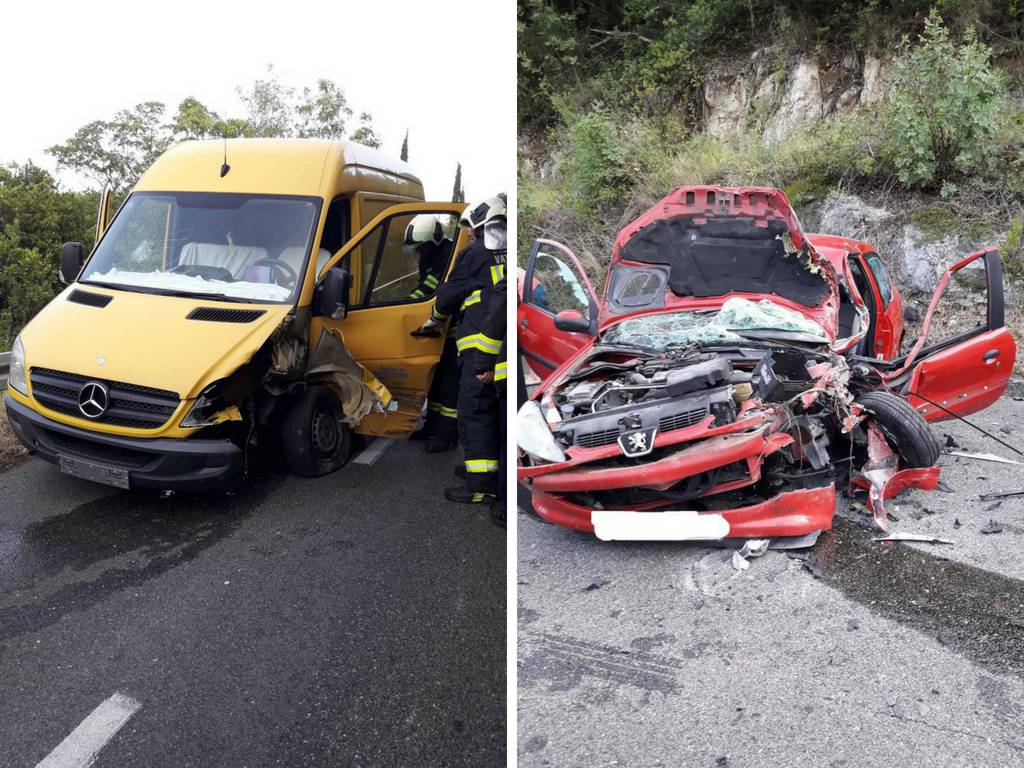 Sudar kombija i auta nedaleko od Dubrovnika, ima ozlijeđenih