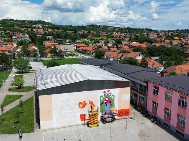 FOTO Grad pretvoren u galeriju: Pogledajte predivne murale na kućama i zgradama u Čačku