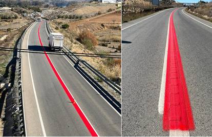 Na ceste u Španjolskoj postavili crvenu liniju, evo što označava