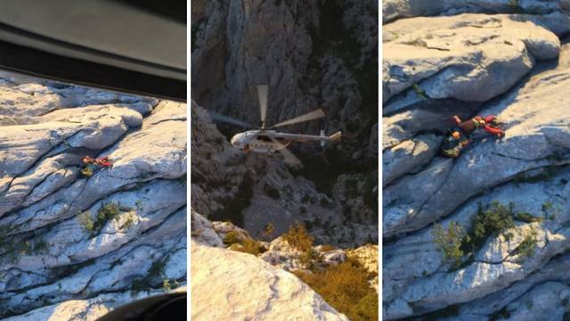 Drama na Velebitu: Penjačicu morali spašavati helikopterom!