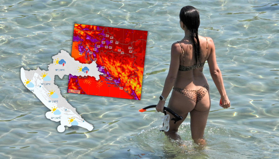 Za vikend temperature do 32 °C, s novim tjednom opet kiša: Meteoalarm zbog bure na jugu