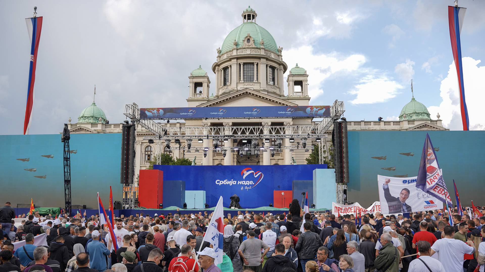 U Beogradu održan skup SNS-a Aleksandra Vučića