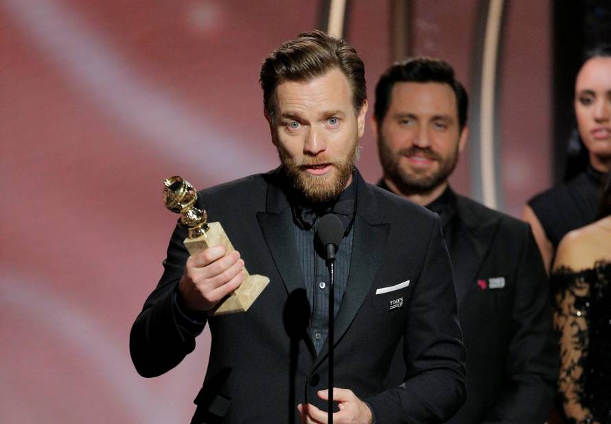 Ewan McGregor winner Best Performance by an Actor in a Television Limited Series or Motion Picture Made for Television "Fargo" at the 75th Golden Globe Awards in Beverly Hills