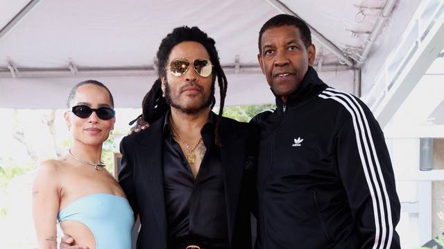 Singer-songwriter Lenny Kravitz unveils his star on the Hollywood Walk of Fame in Los Angeles